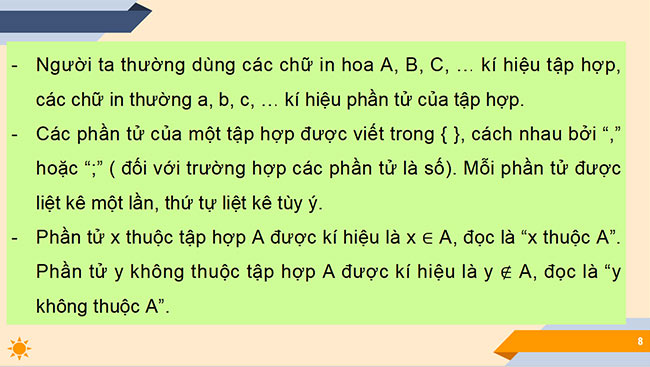 PowerPoint Toán 6 Bài 1: Tập hợp, Phần tử của tập hợp