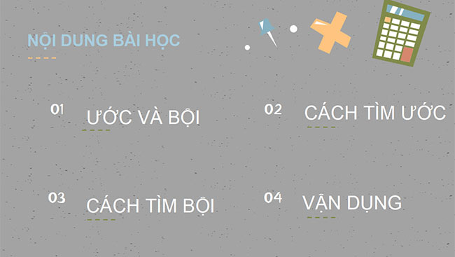 PowerPoint Toán 6 Bài 9: Ước và bội