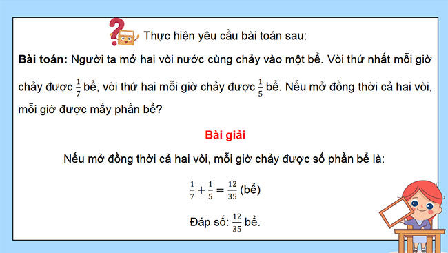 PowerPoint dạy thêm Toán 5 Bài 6: Cộng, trừ hai phân số khác mẫu số