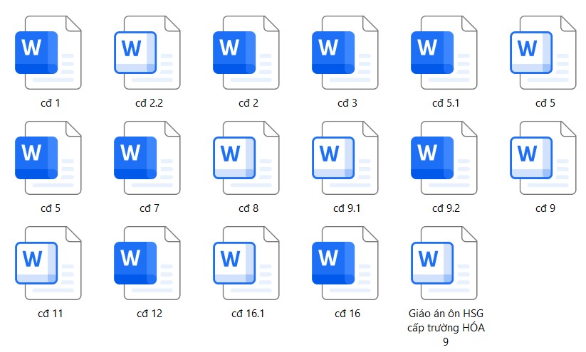 Bồi dưỡng HSG môn Hóa 9 chương trình mới