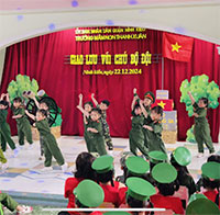 Giáo án sinh hoạt dưới cờ lớp 1 tuần 13 chủ đề: Giao lưu với chú bộ đội