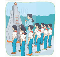 Giáo án sinh hoạt dưới cờ lớp 1 tuần 15 chủ đề: Tìm hiểu về những người có công với quê hương