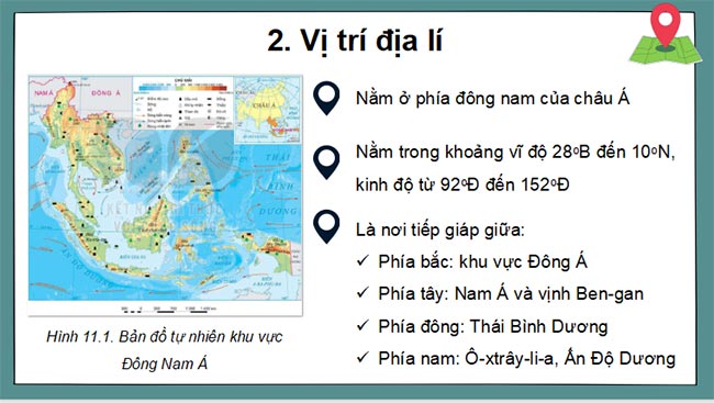 Giáo án PowerPoint Địa lí 11 Kết nối tri thức Bài 11