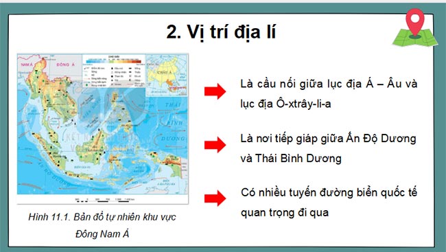 Giáo án PowerPoint Địa lí 11 Kết nối tri thức Bài 11