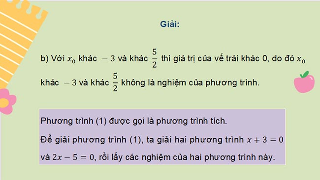 Phương trình quy về phương trình bậc nhất một ẩn