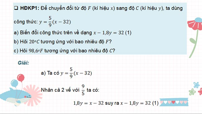 Giáo án PowerPoint Toán 9 Bài 2