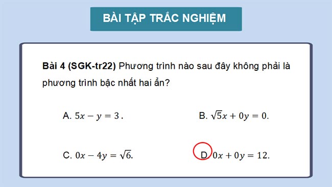 PowerPoint Toán 9 Bài tập cuối chương 1