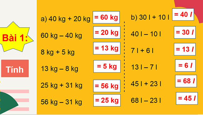 PowerPoint Bài 18: Luyện tập chung