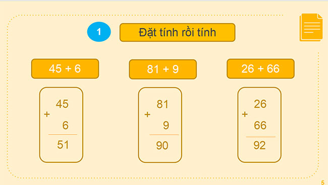PowerPoint Bài 21: Luyện tập chung