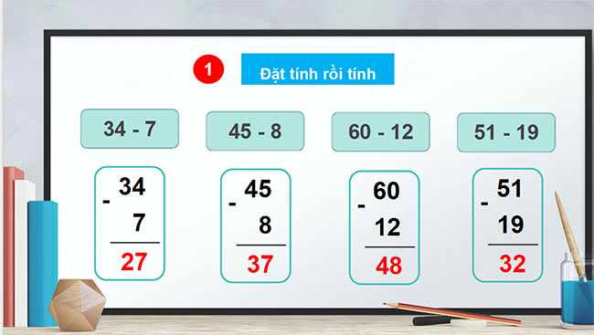 PowerPoint Bài 24: Luyện tập chung