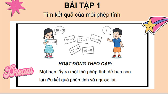 PowerPoint Luyện tập phép trừ (không nhớ) trong phạm vi 20