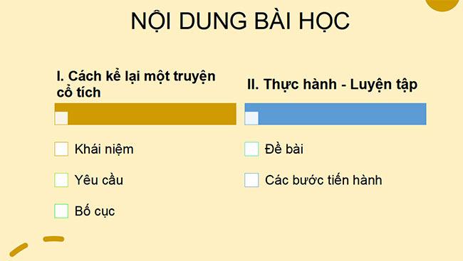 PowerPoint Ngữ văn 6 Bài 2: Kể lại một truyện cổ tích