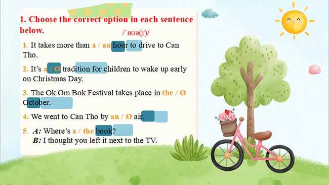 PowerPoint Tiếng Anh 8 Unit 5: A Closer Look 2