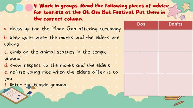 PowerPoint Tiếng Anh 8 Unit 5: Skills 2