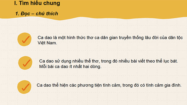 PowerPoint Ngữ văn 6 Bài 2: Ca dao Việt Nam