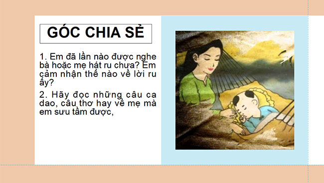 PowerPoint Ngữ văn 6 Bài 2: À ơi tay mẹ