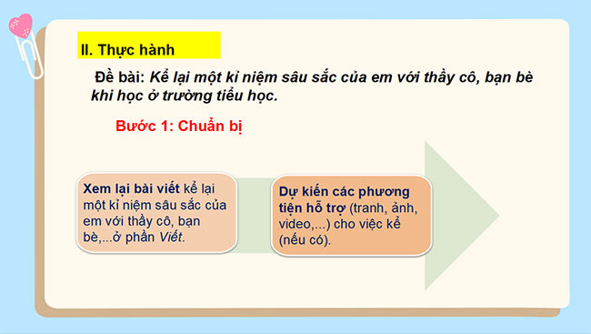 PowerPoint Ngữ văn 6 Bài 3: Kể về một kỉ niệm của bản thân
