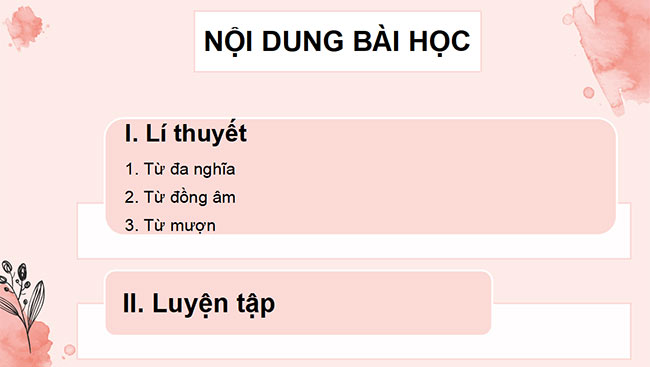 PowerPoint Ngữ văn 6 Bài 3: Thực hành tiếng Việt