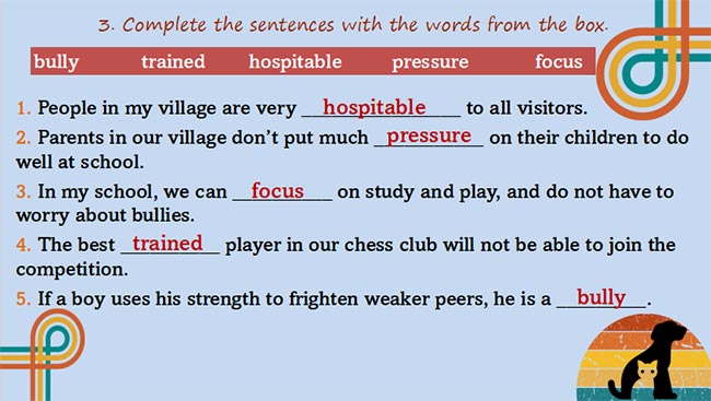 Giáo án Tiếng Anh 8 Review 1: Language