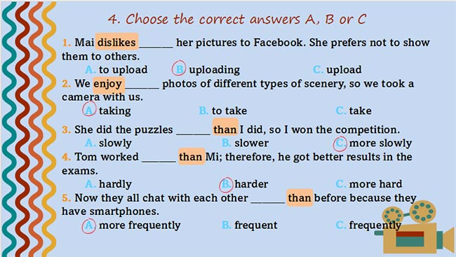 Giáo án Tiếng Anh 8 Review 1: Language