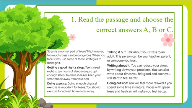 Giáo án Tiếng Anh 8 Review 1: Skills