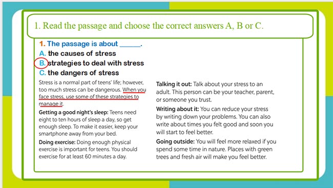 Giáo án Tiếng Anh 8 Review 1: Skills