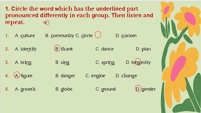 Giáo án Tiếng Anh 8 Review 2: Language