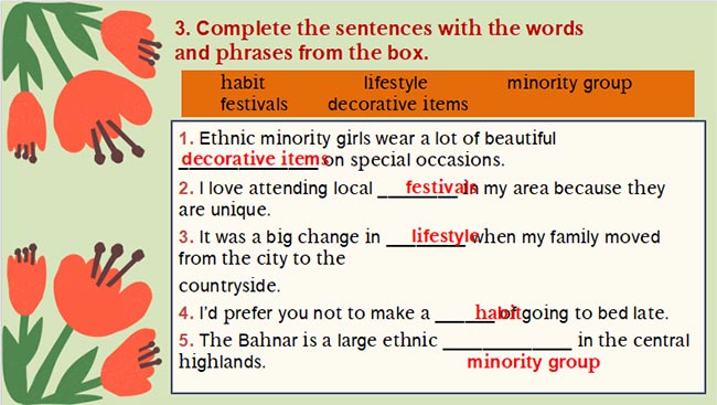 Giáo án Tiếng Anh 8 Review 2: Language