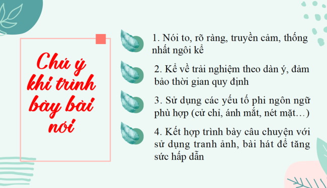 PowerPoint Ngữ văn 6 Bài 3: Kể về một trải nghiệm của em