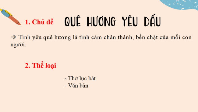PowerPoint Ngữ văn 6 Bài 4: Tri thức ngữ văn