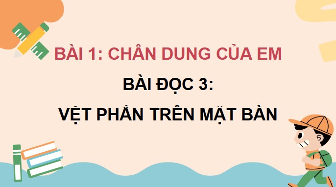 PowerPoint Vệt phấn trên mặt bàn