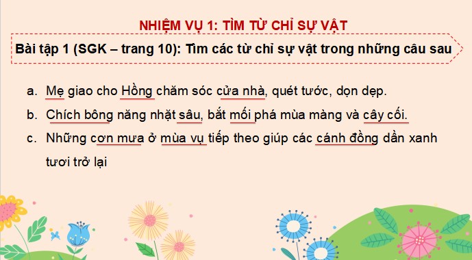 PowerPoint Luyện từ và câu: Danh từ