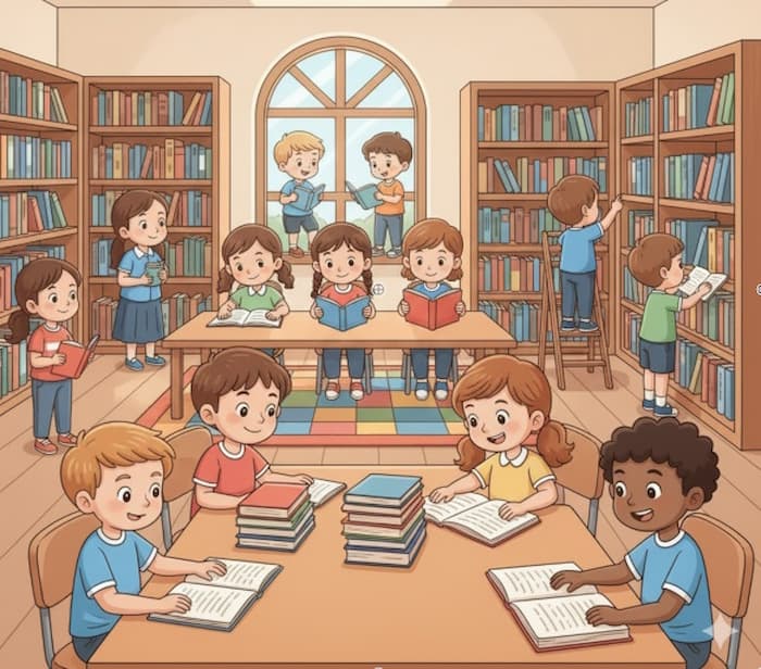 Viết 2-3 câu về hoạt động học tập của trẻ em