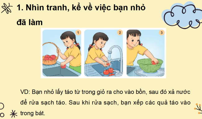 PowerPoint Bài 4: Viết đoạn văn kể một việc làm ở nhà. Đọc mở rộng