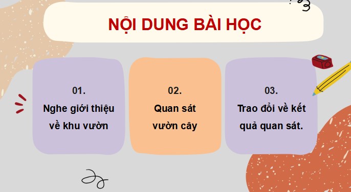PowerPoint Góc sáng tạo: Quan sát vườn cây