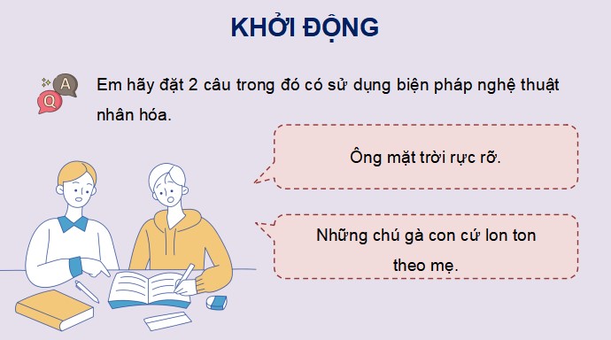 PowerPoint Luyện từ và câu: Luyện tập về nhân hoá