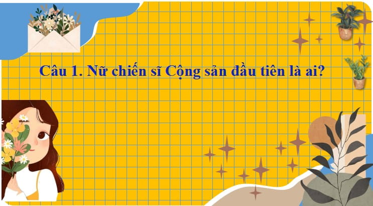 Trò chơi đố vui về ngày 20-10 