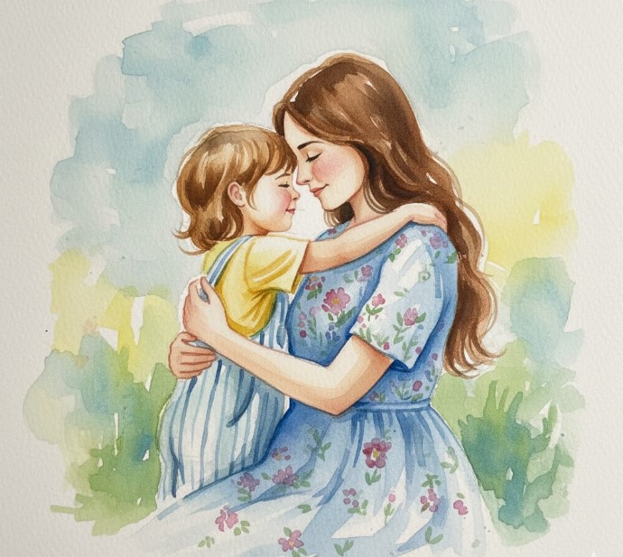 Vẽ tranh 20 tháng 10 tặng mẹ