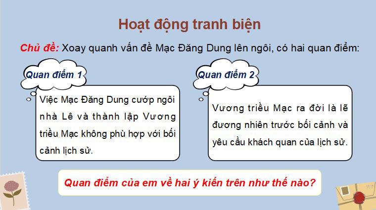 Giáo án PowerPoint Lịch sử 8 Cánh diều Bài 4
