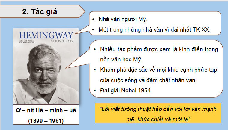 PowerPoint Ngữ văn 9 Bài 4: Ông lão bên chiếc cầu