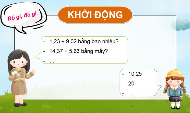 PowerPoint dạy thêm Toán 5 Bài 19: Phép cộng số thập phân