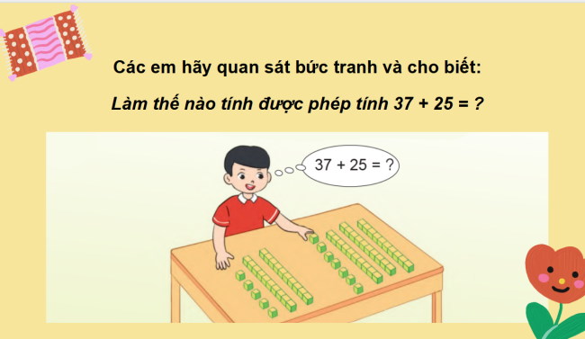 PowerPoint Phép cộng (có nhớ) trong phạm vi 100