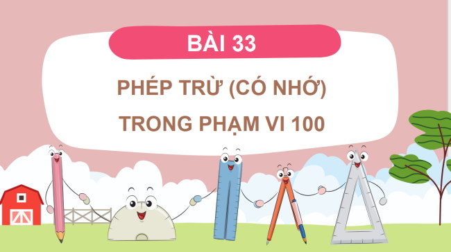 PowerPoint Phép trừ (có nhớ) trong phạm vi 100