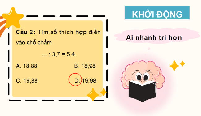 PowerPoint dạy thêm Toán 5 Bài 22: Phép chia số thập phân