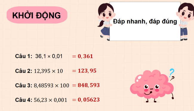 PowerPoint dạy thêm Toán 5 Bài 23