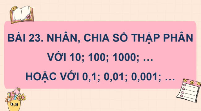 PowerPoint dạy thêm Toán 5 Bài 23