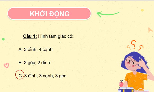 PowerPoint dạy thêm Toán 5 Bài 25: Hình tam giác. Diện tích hình tam giác