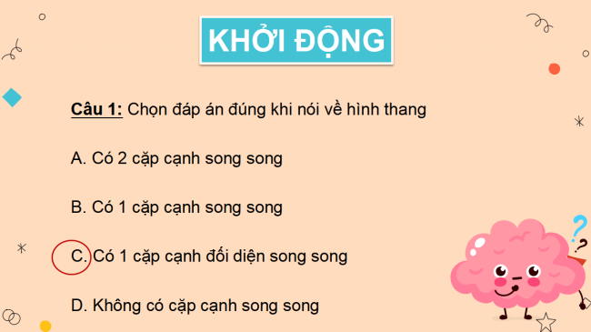 PowerPoint dạy thêm Toán 5 Bài 26: Hình thang. Diện tích hình thang