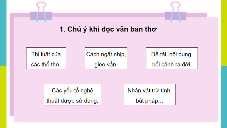 PowerPoint Ngữ văn 9 Cánh diều Ôn tập học kì 1