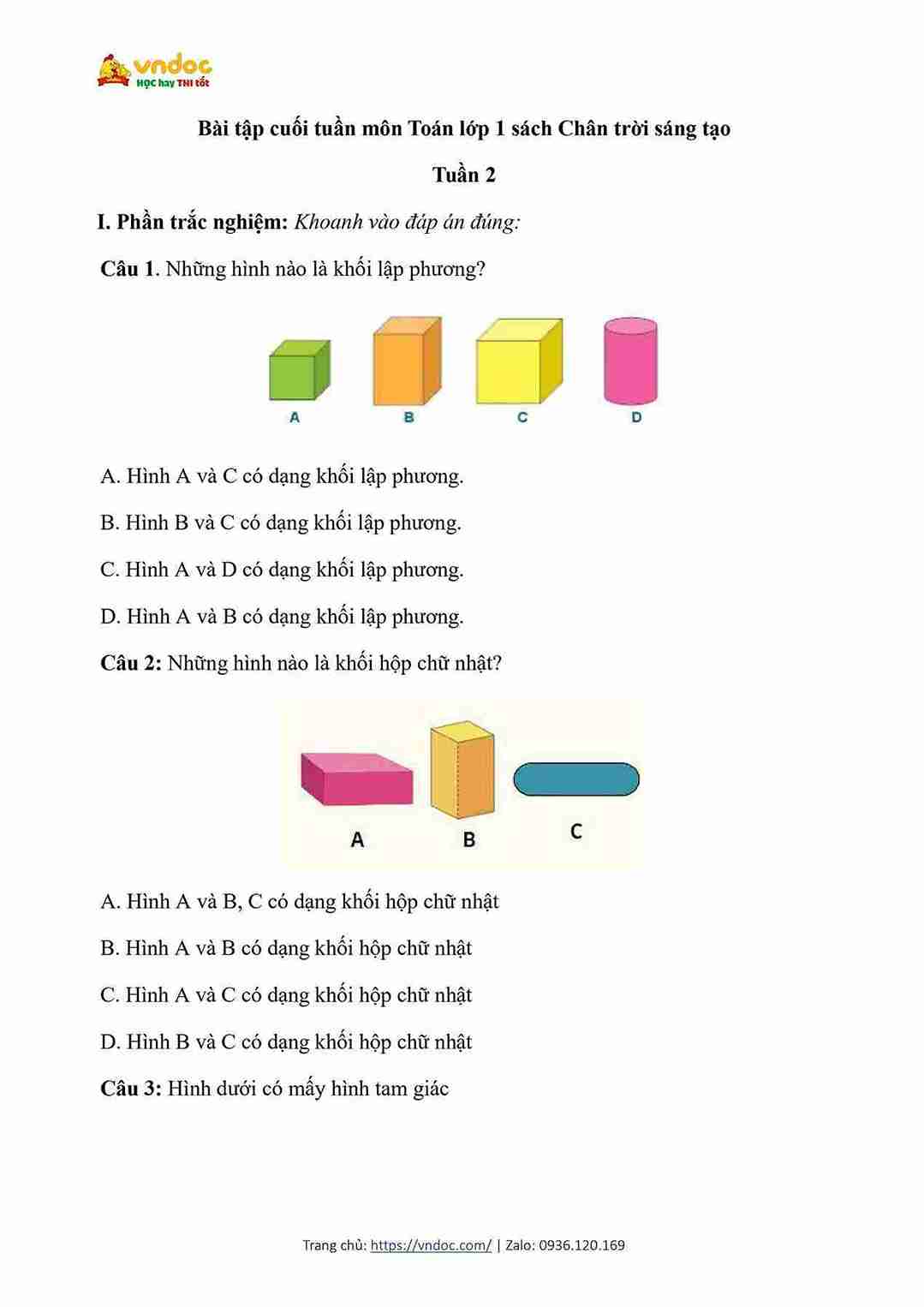 bai tap cuoi tuan mon toan lop 1 ctst tuan 2 1*479653